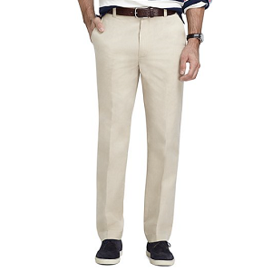 Clark Fit Supima Cotton Poplin Pants - Stone